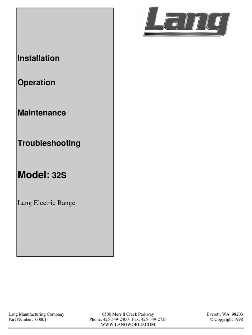 Lang 32S Installation operation & maintenance