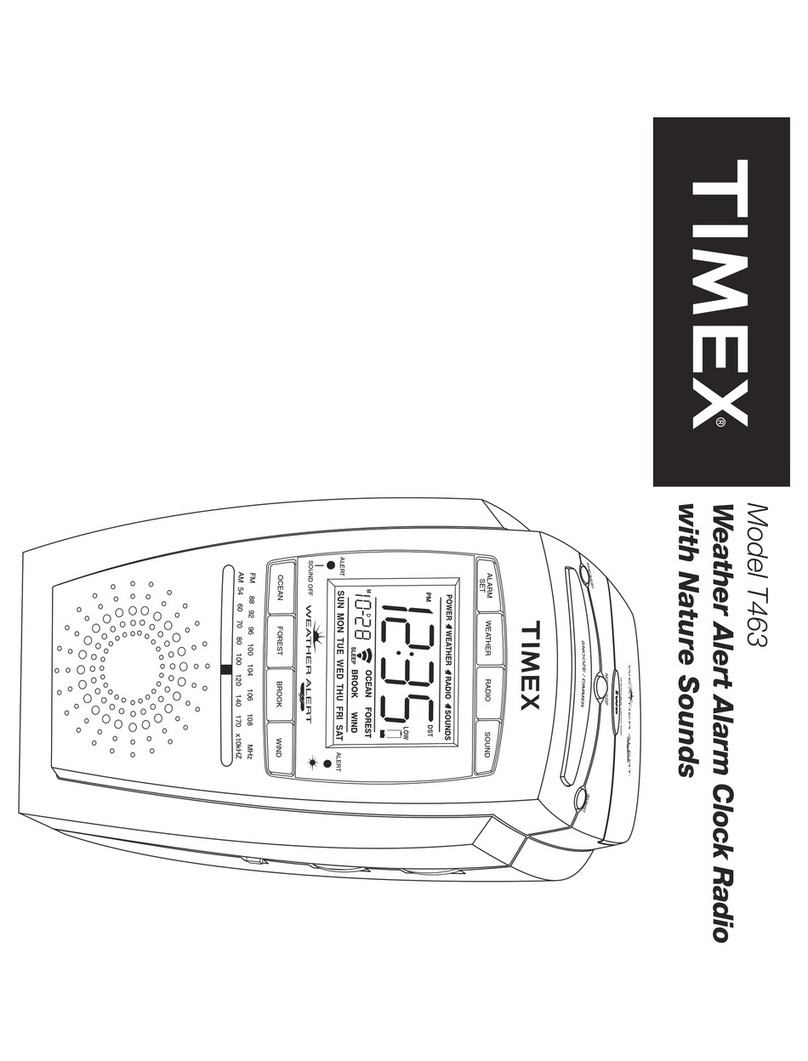 Timex T463 User manual