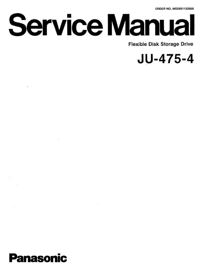 Panasonic JU-475-4 User manual
