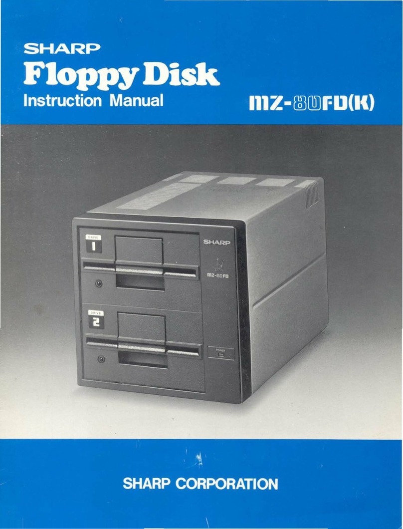 Sharp MZ-80FD(K) User manual