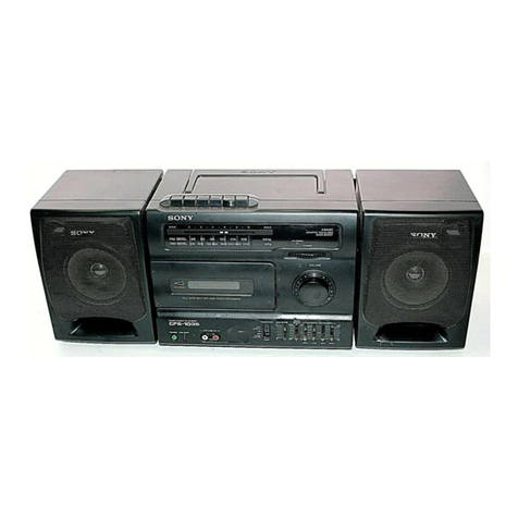 Sony CFS-1035 User manual