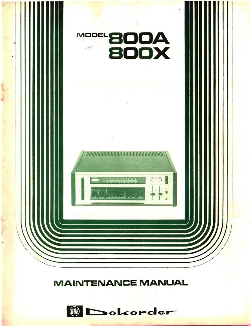Dok 800A Maintenance manual