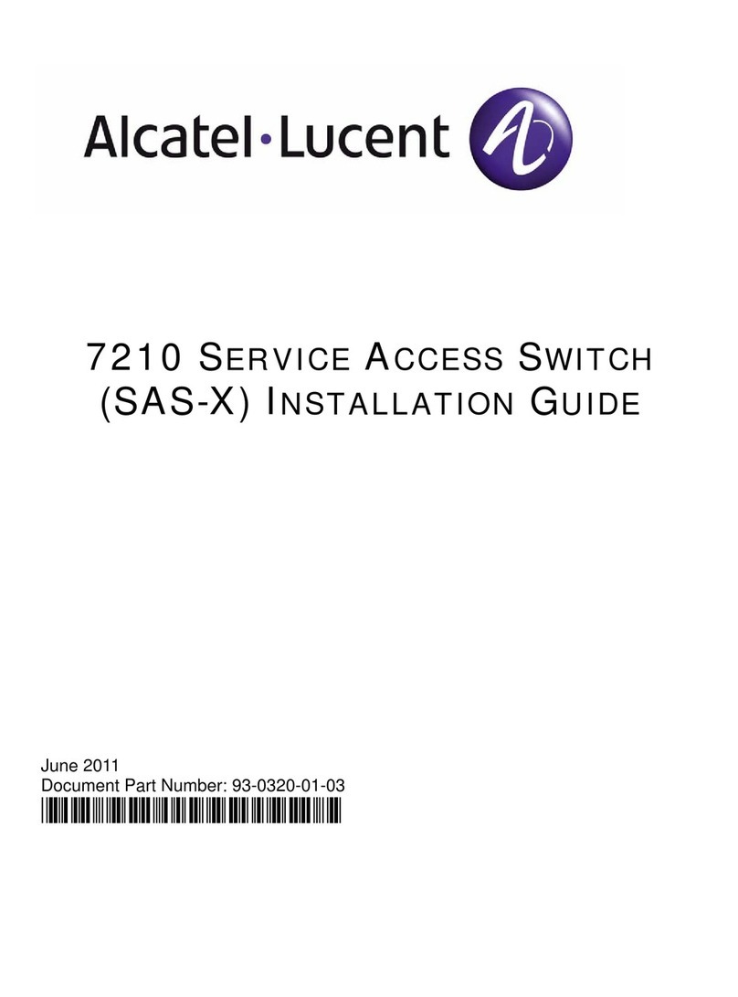 Alcatel-Lucent 7210 User manual