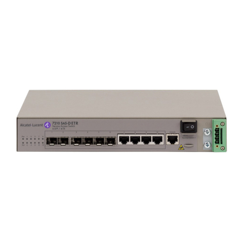 Alcatel-Lucent 7210 SAS-D User manual