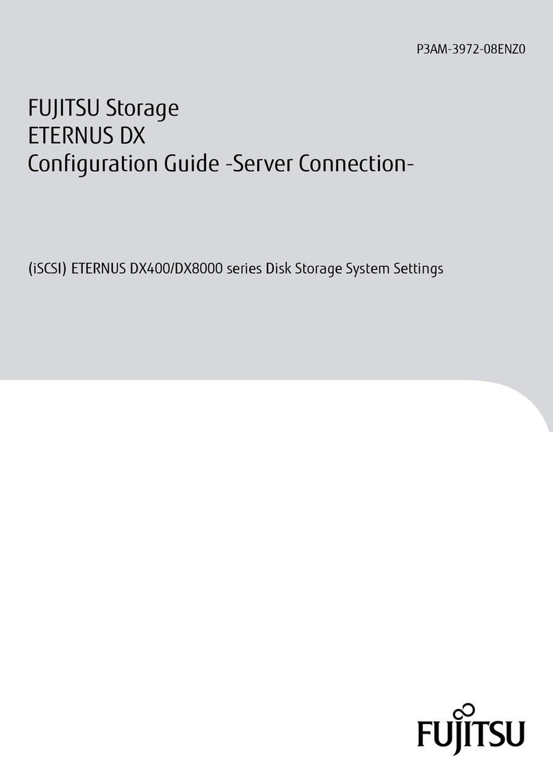 Fujitsu ETERNUS DX400 series User manual