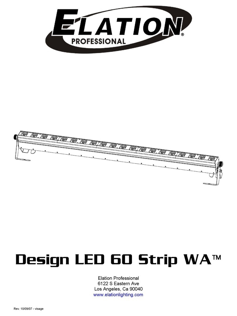 Elation Design LED 60 Strip II WA User manual