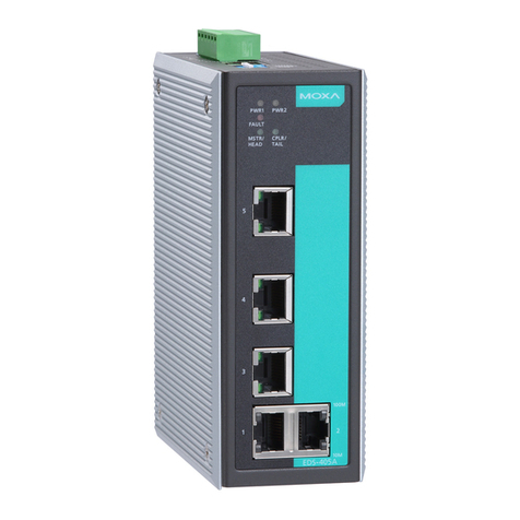 Moxa Technologies EtherDevice EDS-405A/408A Series Manual Moxa Technologies EtherDevice EDS-405A/408A Series Manual