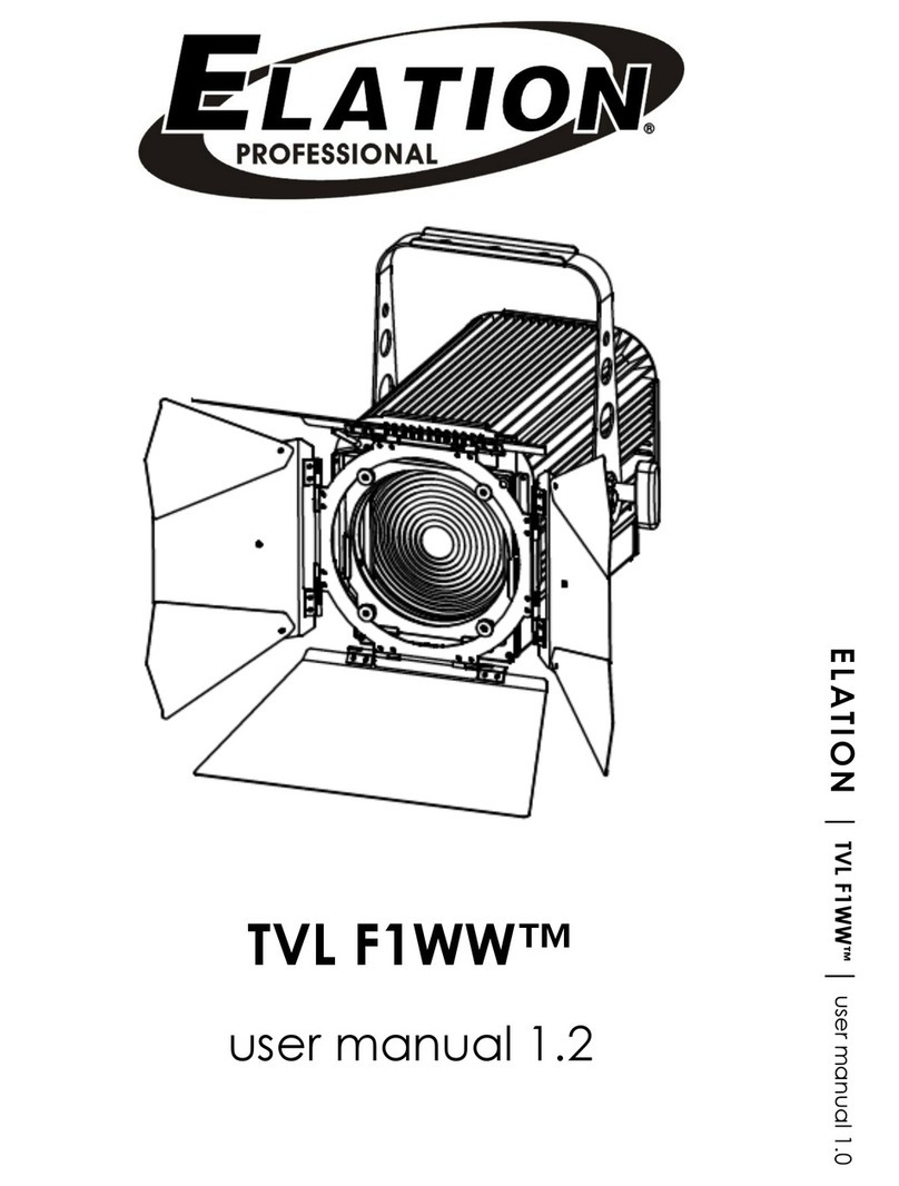 Elation TVL F1WW User manual