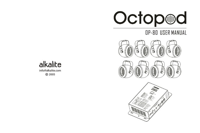 Alkalite Octopod Op-80 User manual