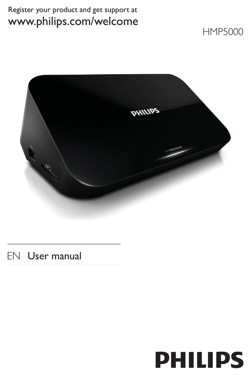 Philips HMP5000 User manual