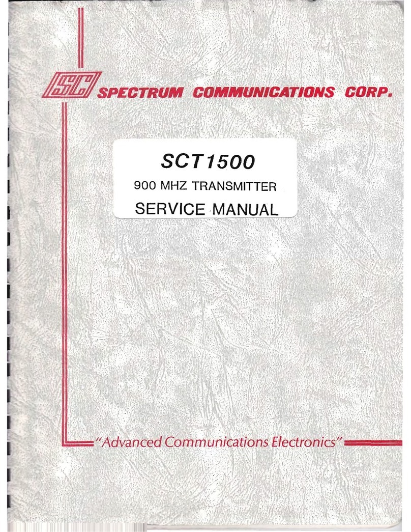 Spectrum SCT1500 User manual