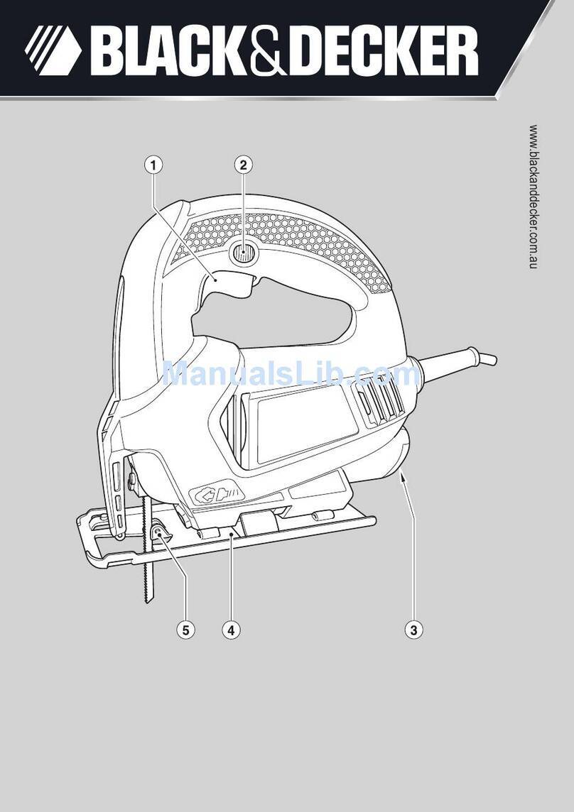 Black & Decker KS495 Original instructions