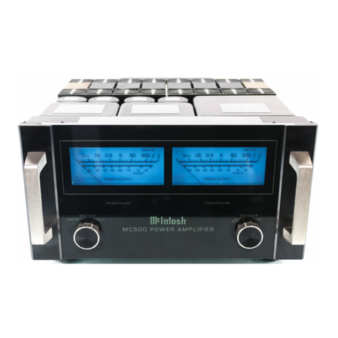 McIntosh MC500 owner's manual