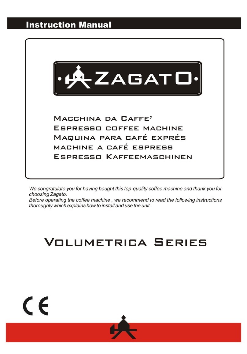 ZAGATO Volumetrica Series instruction manual