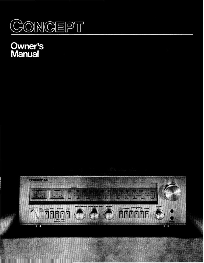 Concept2 receiver owner's manual