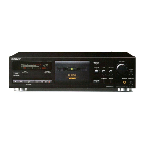 Sony TC-K611S User manual