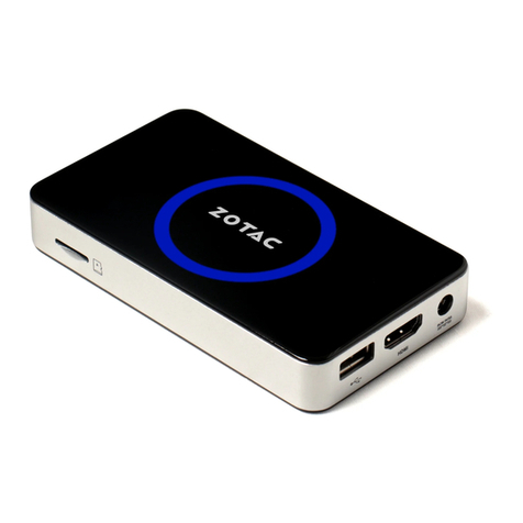 Zotac ZBOX pico User manual