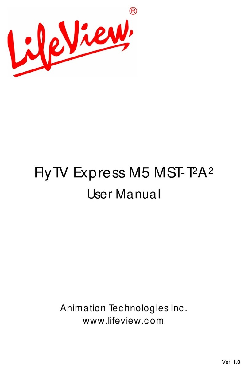 LifeView FlyTV Express M5 MST-T2 A2 user manual