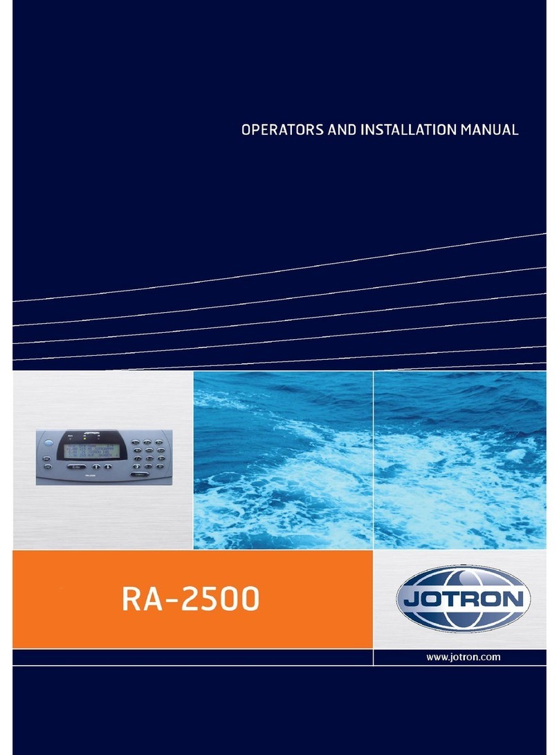 jotron RA-2500 User manual