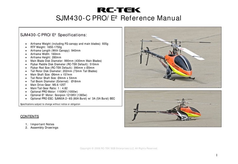 RC-Tek SJM430-C PRO/E2 Reference manual RC-Tek SJM430-C PRO/E2 Reference manual