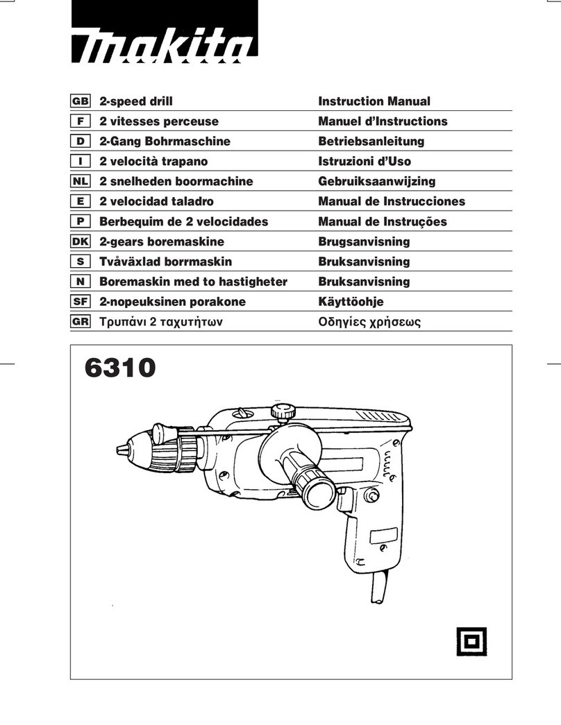 Makita 6310 instruction manual