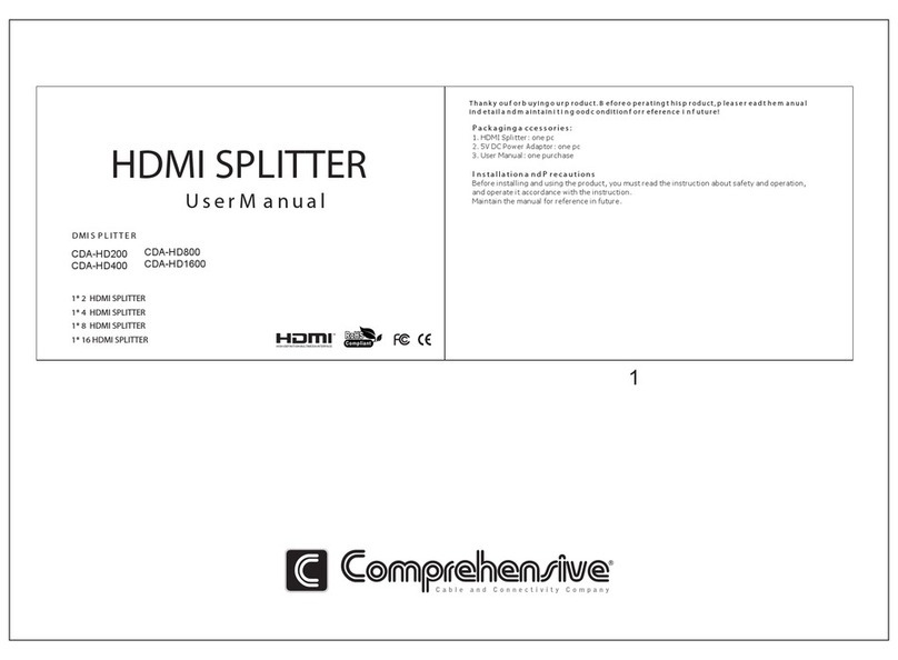 Comprehensive CDA-HD200 User manual