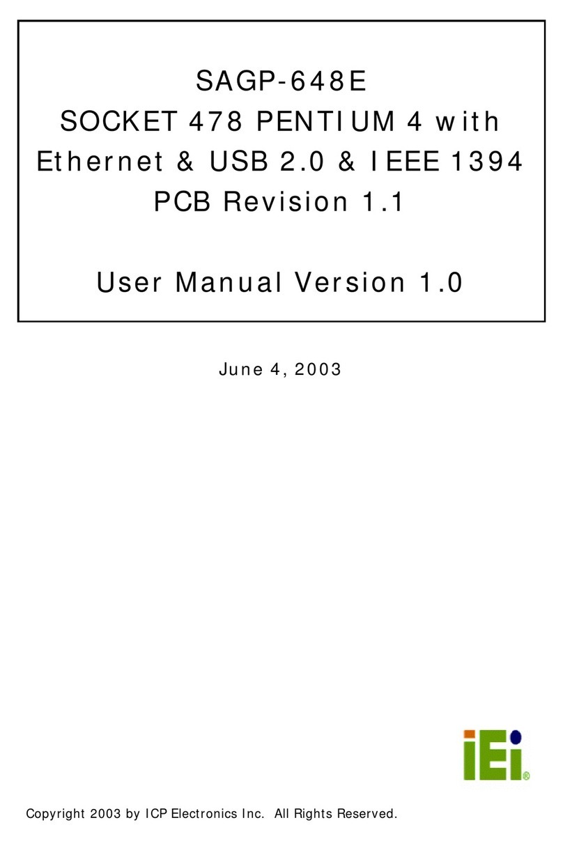 IEI Technology SAGP-648E User manual