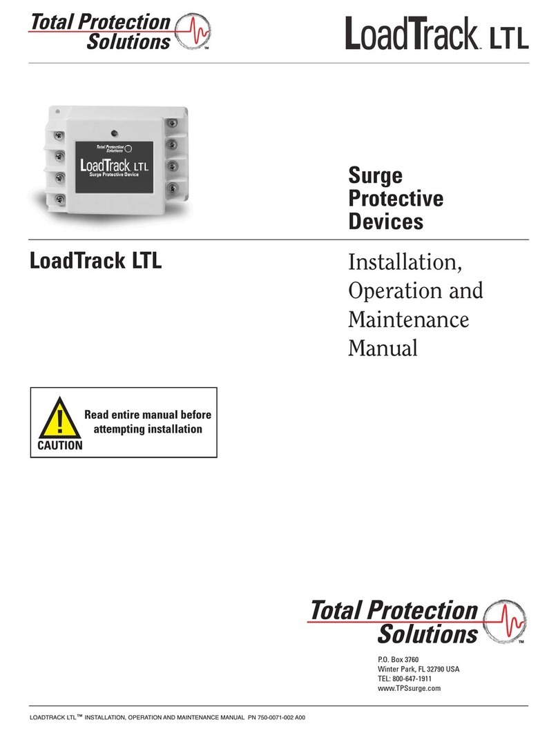 Total Protection Solutions LoadTrack TK-LTL120P-30A Installation, operation and maintenance manual Total Protection Solutions LoadTrack TK-LTL120P-30A Installation, operation and maintenance manual
