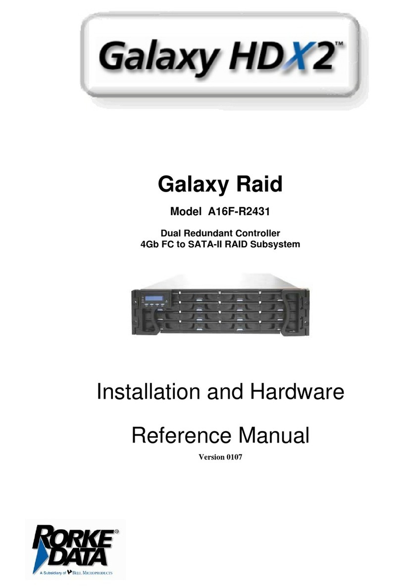 Rorke Data A16F-R2431 Galaxy Raid User manual