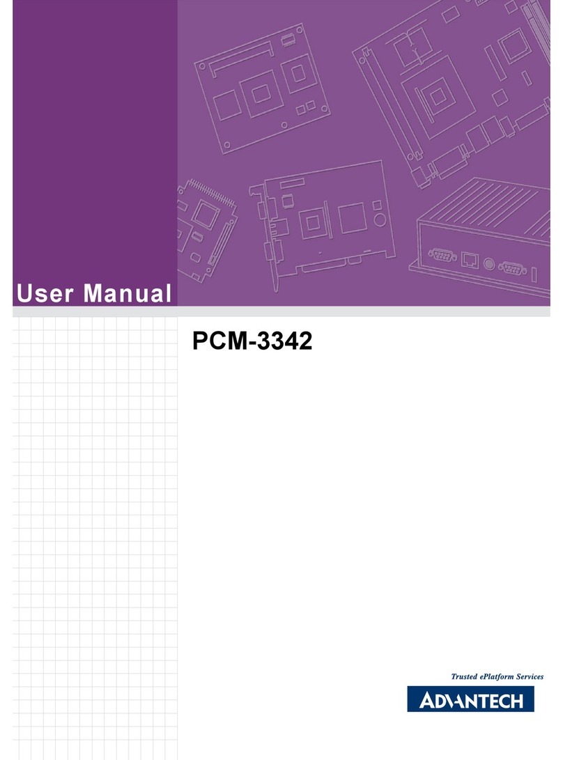 Advantech PCM-3342 User manual