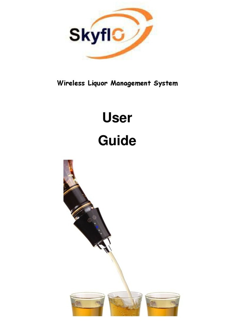 Skyflo Wireless Liquor Management System user guide
