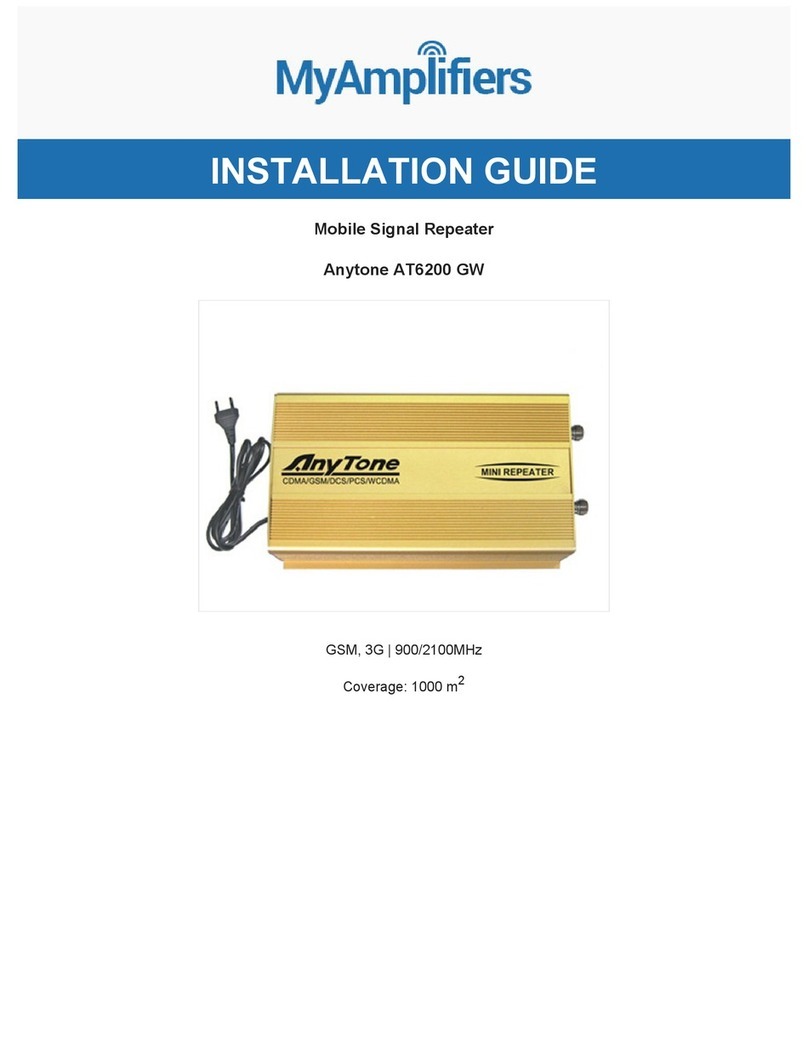 AnyTone AT6200 GW installation guide