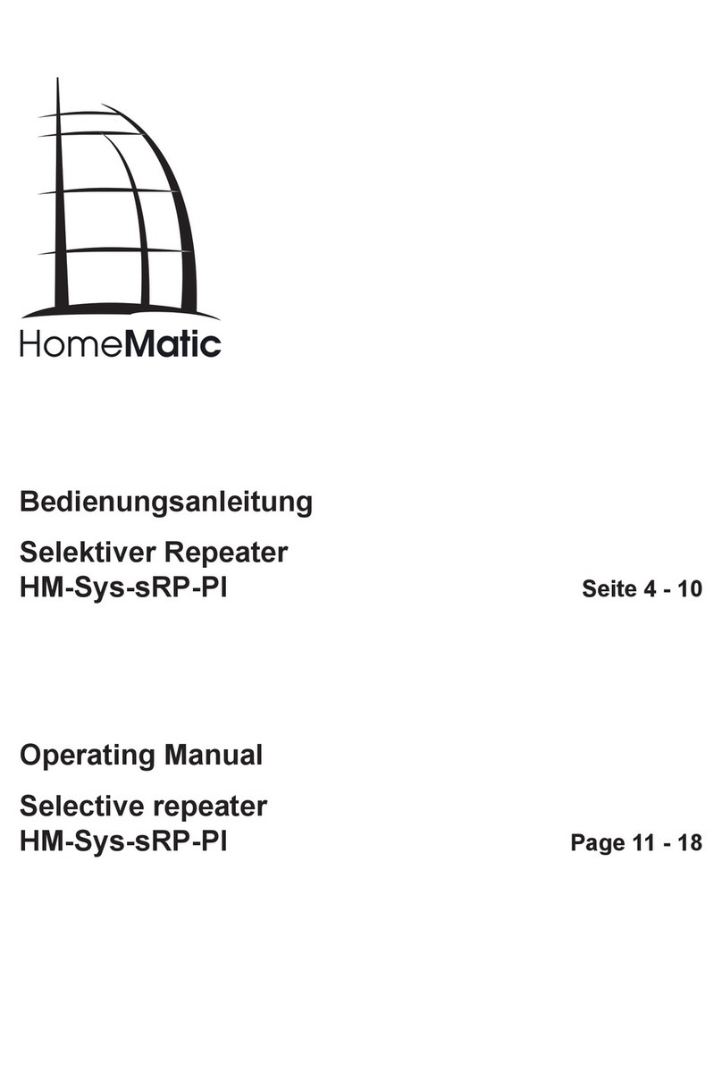 HomeMatic HM-Sys-sRP-Pl operating manual