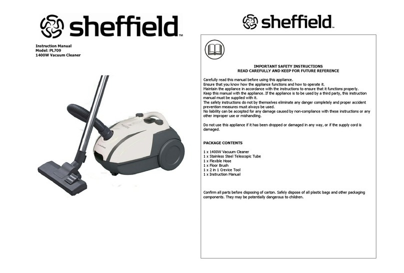 Sheffield PL709 instruction manual