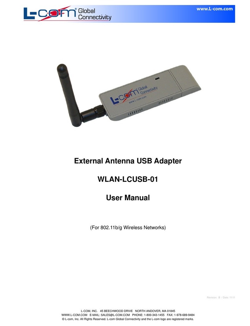 l-com WLAN-LCUSB-01 user manual