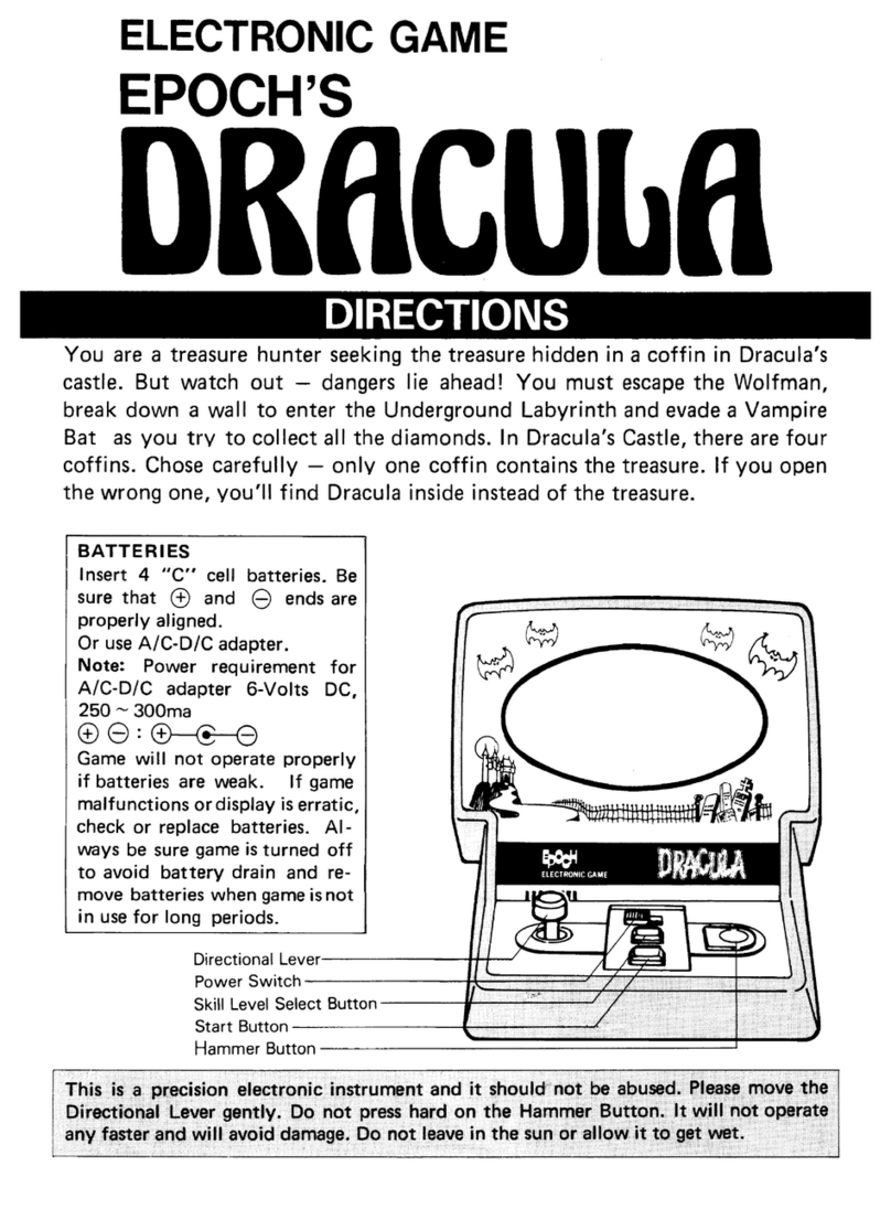 Epoch Dracula Directions for use