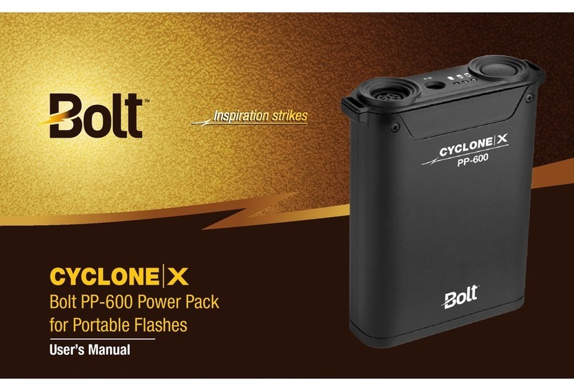 Bolt Cyclone X PP-600 User manual