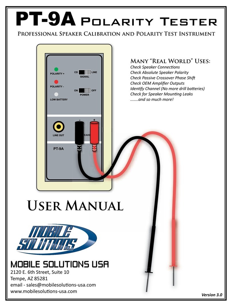 Mobile Solutions PT-9A user manual