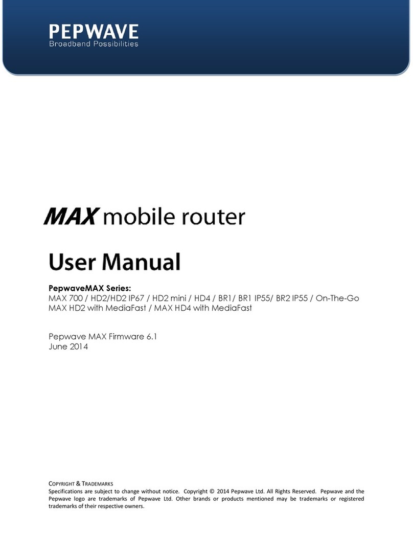 Pepwave BR1 Slim User manual