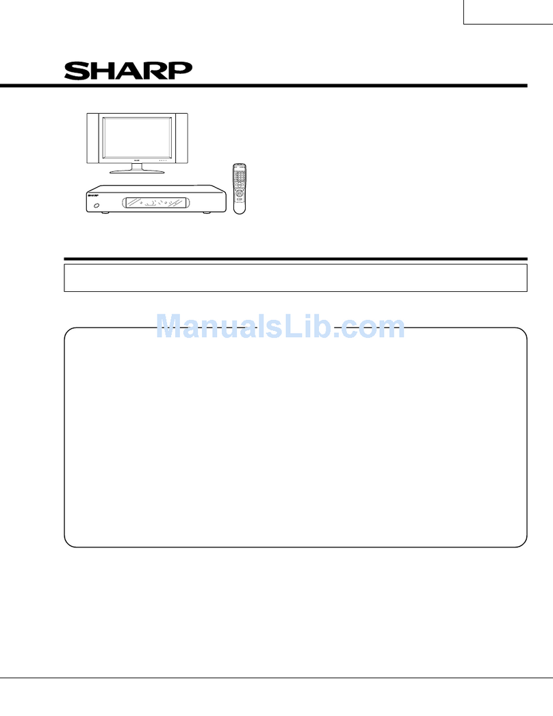 Sharp LC-30HV2E User manual
