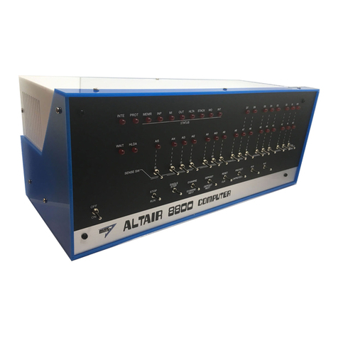 Altair 8800 Clone User manual