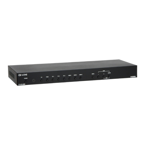 TV One 1T-VS-668 User manual