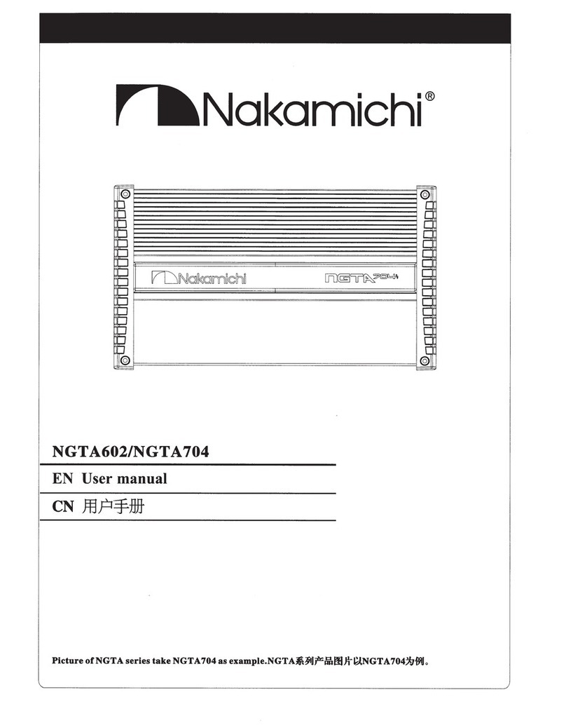 Nakamichi NGTA602 user manual