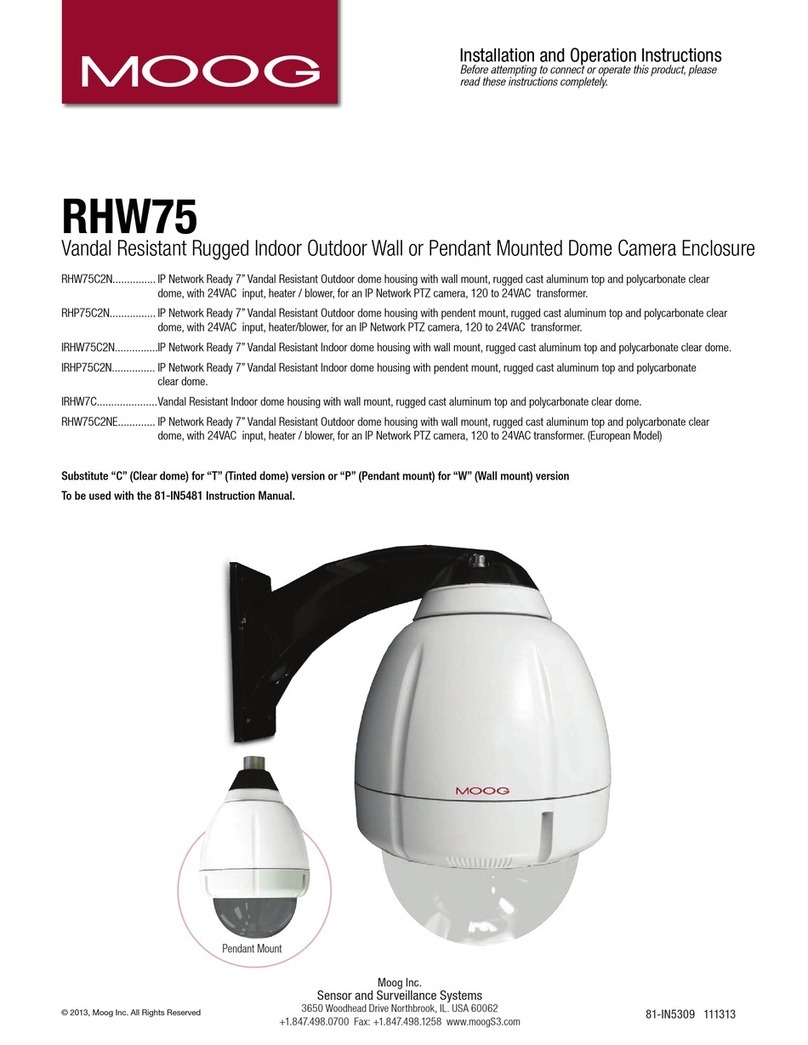 Moog RHW75C2N Installation and operation instructions