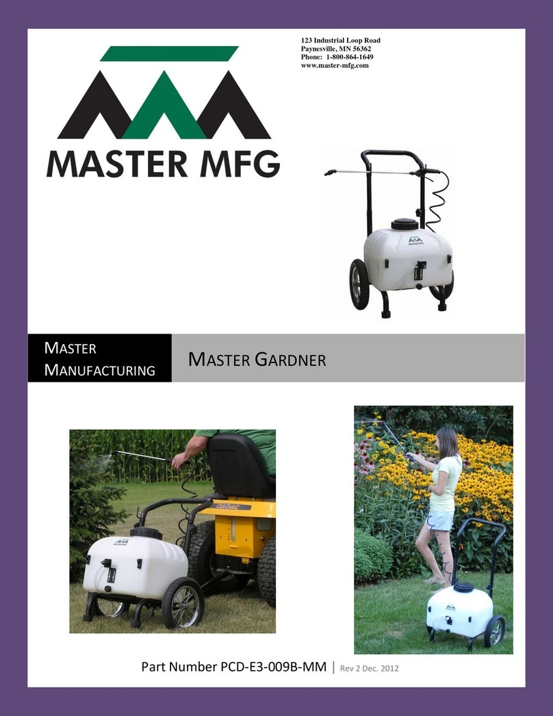 Master MFG PCD-E3-009B-MM MASTER GARDNER manual