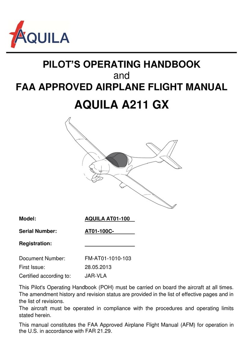 Aquila A211 GX Operating handbook