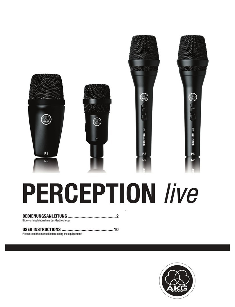 AKG PERCEPTION live User manual