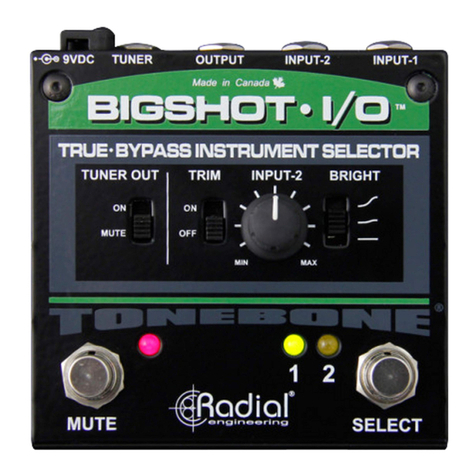 Radial Engineering BigShot i/o User manual