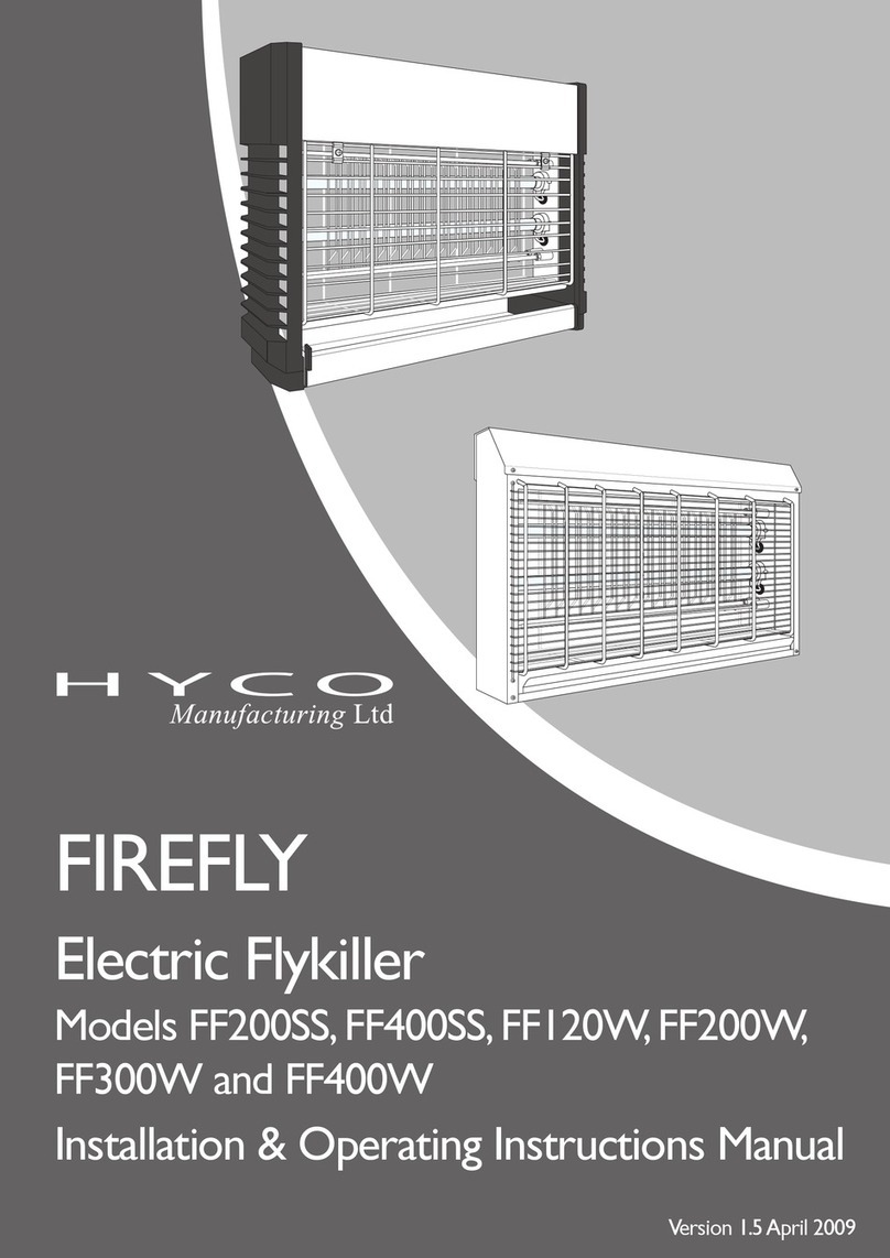 Hyco FireFly F200SS Installation & operating instruction manual