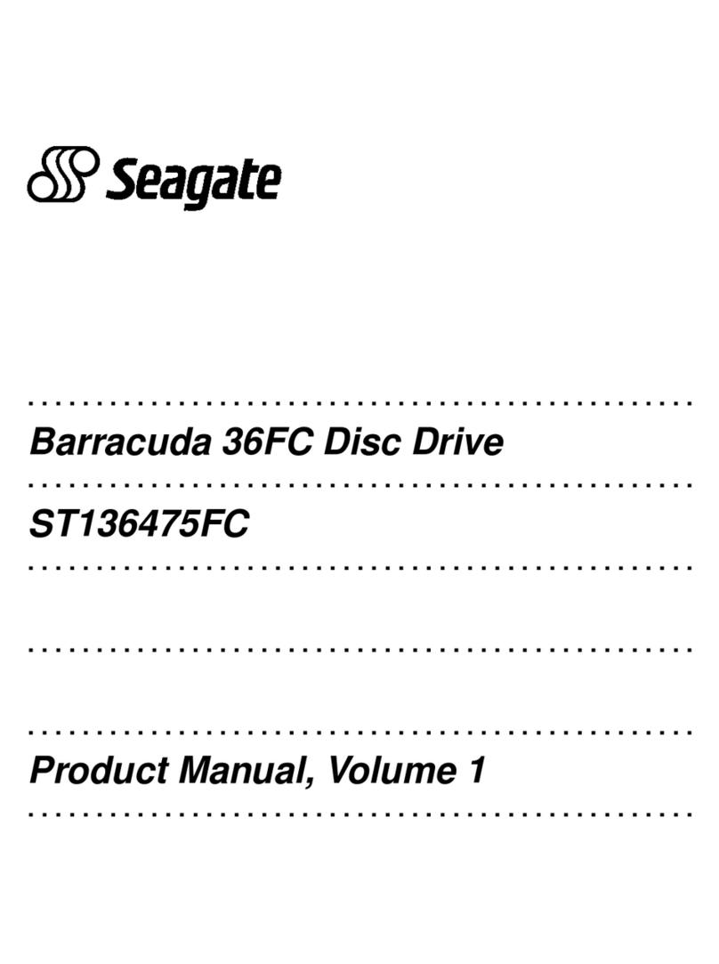 Seagate Barracuda ST136475FC User manual